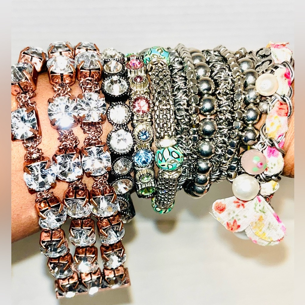Beautiful Array of Multi-Color Bracelets LOT